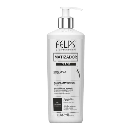 Felps XColor Magic Clay 4K Black Mattifying Tonalizer Mask (500ml/17.6oz)