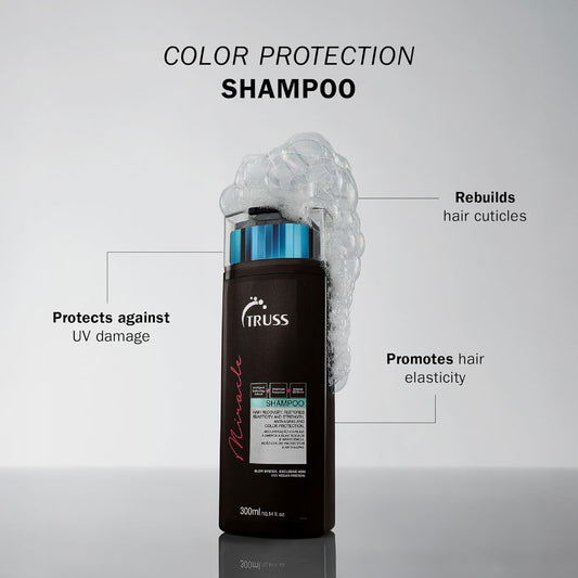 TRUSS Miracle Hair Shampoo - Anti-Aging & Color Protection Hair Shampoo for Women & Men - Formulated with Keratin & Vitamin E to Help Restore Elasticity & Shine (10.14 oz)