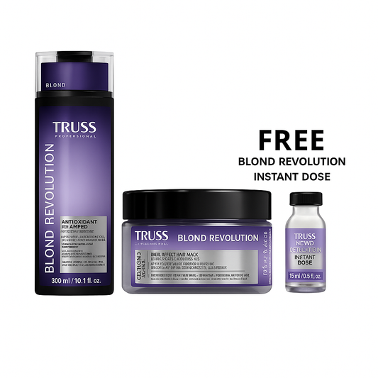 TRUSS Blond Revolution Bundle Shampoo & Net Mask - Free Instant Dose