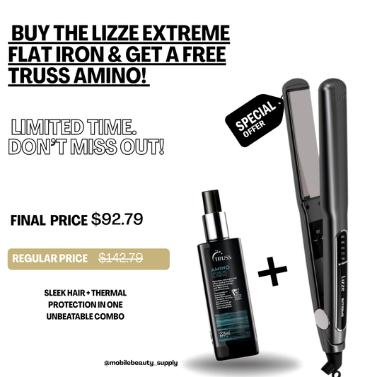 Lizze Extreme Flat Iron + FREE Truss Amino Thermal Protector