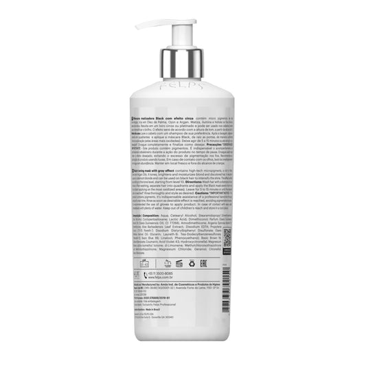 Felps XColor Magic Clay 4K Black Mattifying Tonalizer Mask (500ml/17.6oz)