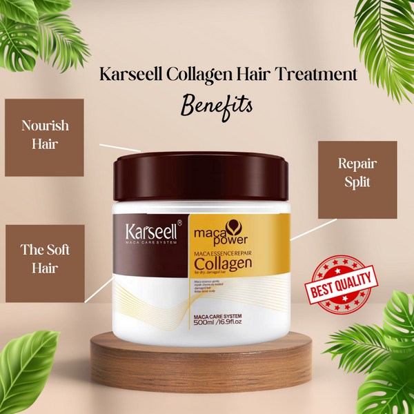 Karseell Collagen Hair Treatment Deep Repair Conditioning Argan 