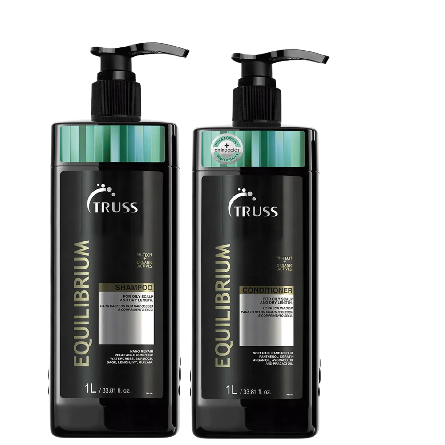 TRUSS Equilibrium Set Bundle 1L Shampoo and  1L Conditioner FREE