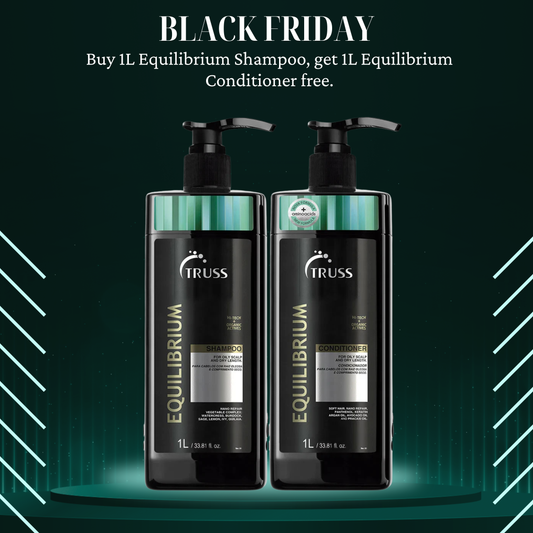 TRUSS Equilibrium Set Bundle 1L Shampoo and  1L Conditioner FREE